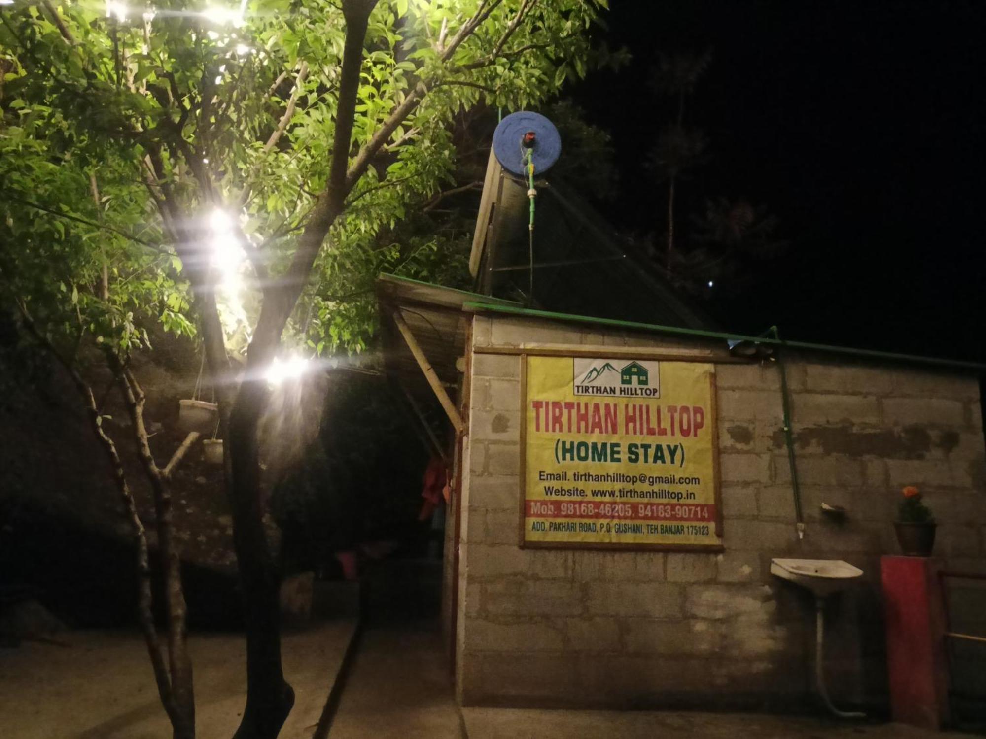 Tirthan Hilltop Home Stay Banjar Экстерьер фото